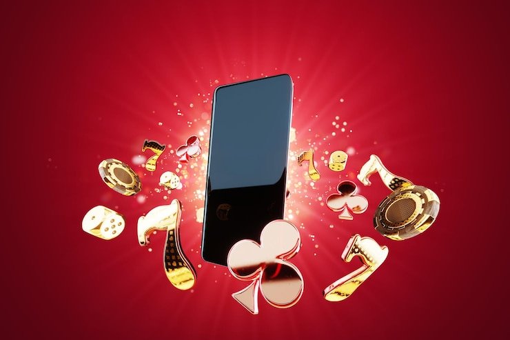 Layar menu kategori permainan dengan pilihan olahraga, dealer langsung, dan slot